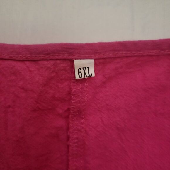 Bright Pink Plus Size Top - Picture 4 of 7